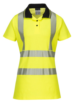 Damska koszulka ostrzegawcza polo LW72