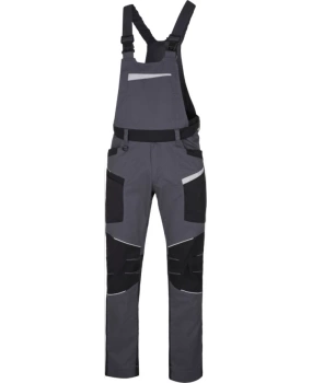 Spodnie ogrodniczki ARDON REFIWAN ciemno-szare